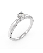 18K Gold & Diamond Ring For Women KRC10322